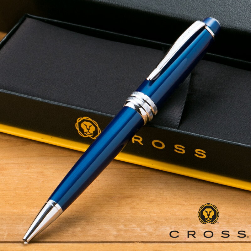 クロス 名入れボールペン 【名入れ無料】 クロス CROSS ベイリー ブルー ボールペン NAT0452-12