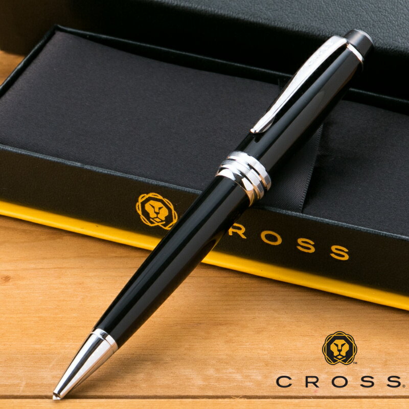 クロス 名入れボールペン 【名入れ無料】 クロス CROSS ベイリー ブラック ボールペン NAT0452-7