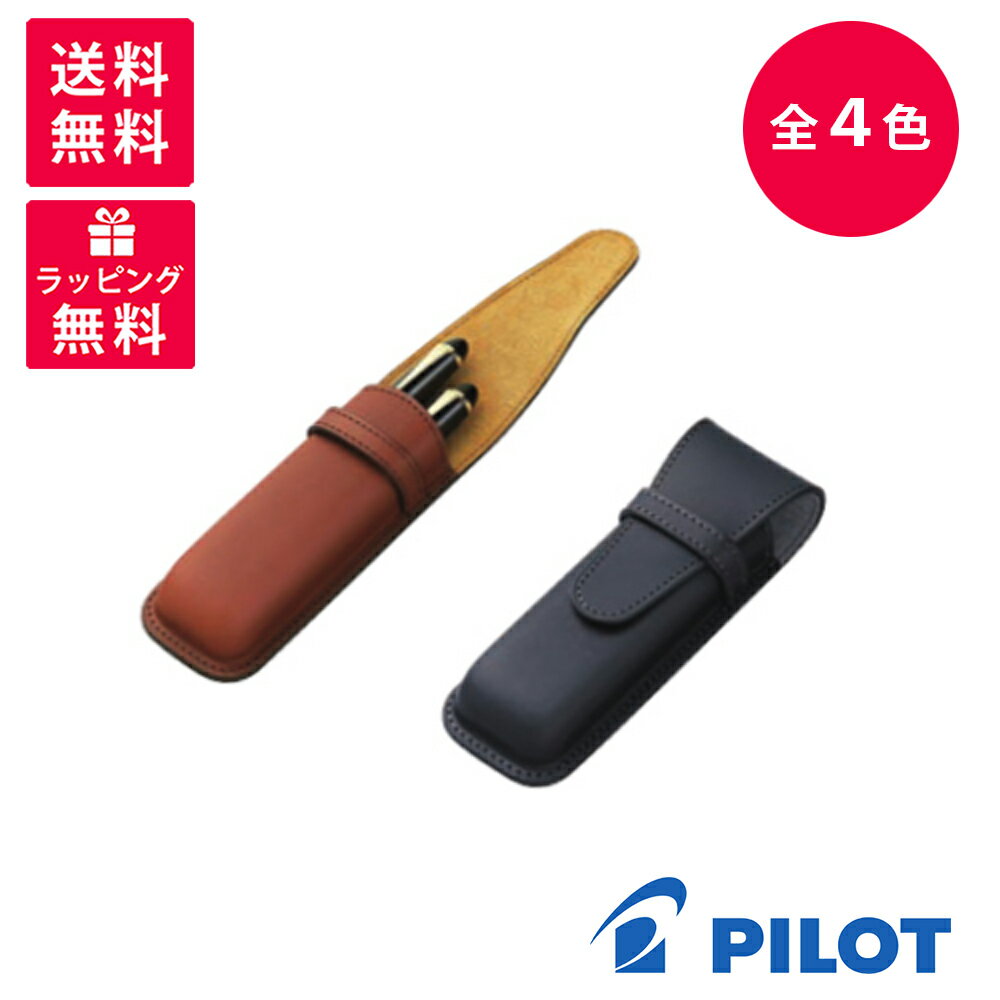 パイロット PILOT SOMES パイロット ソメス ペンシース 2本差 ペンケース ブラウン ブラック ネイビー グリーン SLS2-11