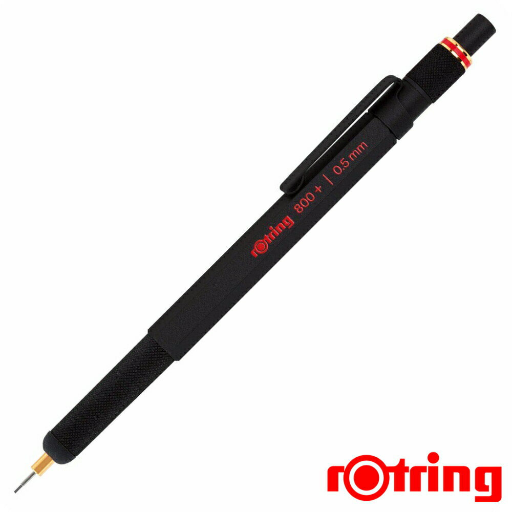 Rotring ロットリング 800 メカニカルペンシル スタイラス 0.5mm ブラック 1900181