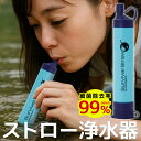 携帯浄水器 浄水 アウトドア サバイバル ポータブル浄水器 サバイバルストロー 浄水ストロー 活性炭 メンブレン膜 浄水器 キャンプ 携帯用 非常用浄水器 非常...