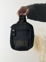 FENDI フェンディ ナイロン ロゴ ミニバッグ ワンハンドル ハンドバッグ ブラック vintage ヴィンテージ オールド 中古品 ブランド USED