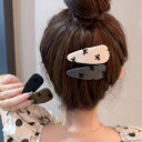 \2点10%OFF、3点20%OFF COUPON/ヘアピン 全4色 起毛 秋 冬 りぼん柄 リボン ヘアアクセサリー 大きい 大きめ 黒 茶 謝恩会 髪留め ...