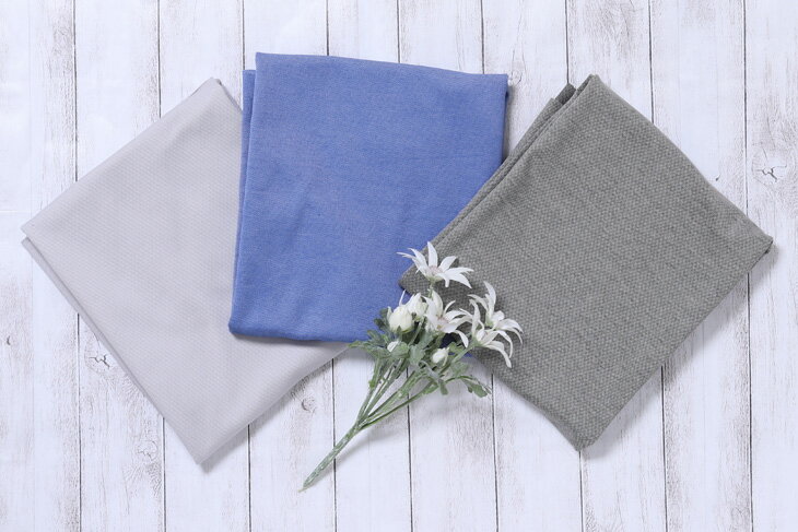 ポリエステル/コットンアロフトカノコ（クールカラー） 無地 布 生地 手作り 最小購入数1m以上～50cm単位(商品番号:12768-2)