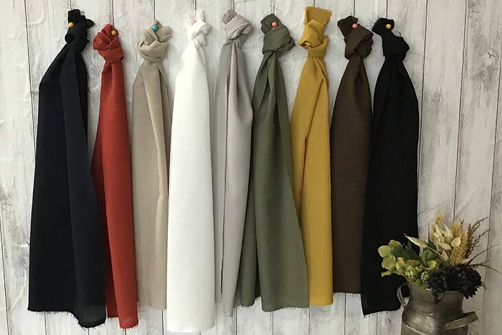 Reflax(R)リネンライクツイル 無地 布 麻 生地 手作り カット50cm単位 トップス リ...