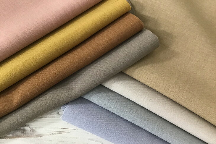 Reflax(R)ウエザークロス（スモーキーカラー） 無地 布 生地 手作り カット50cm単...