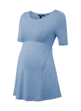 Isabella Oliver ジョージナマタニティチュニック -デニムブルーメランジ