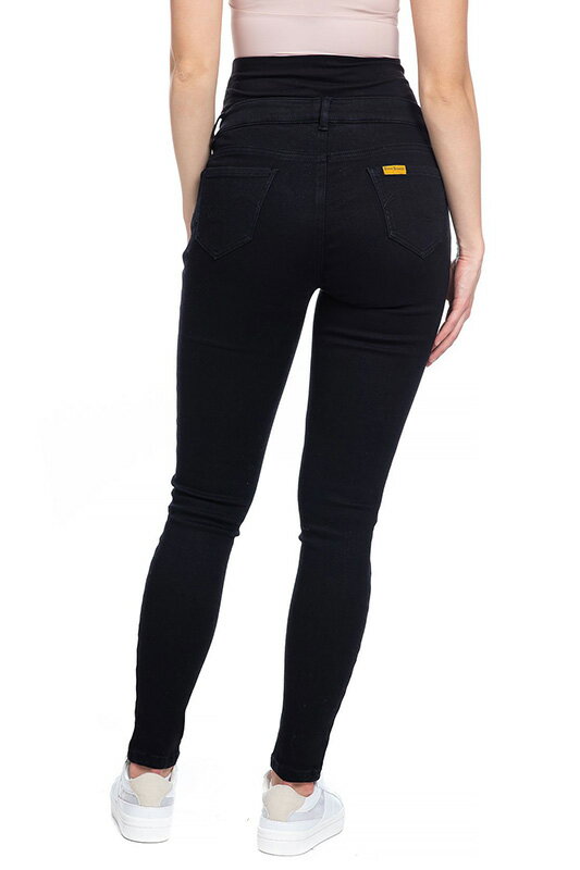 Pietro Brunelli TIGHT JEGGINGS マタニティサスティナブルスキニージーンズ -ブラック