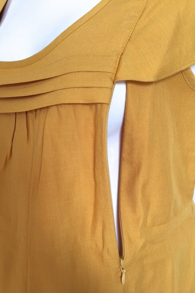 Pomkin BERENICE＜授乳対応＞ マタニティワンピース -イエロー