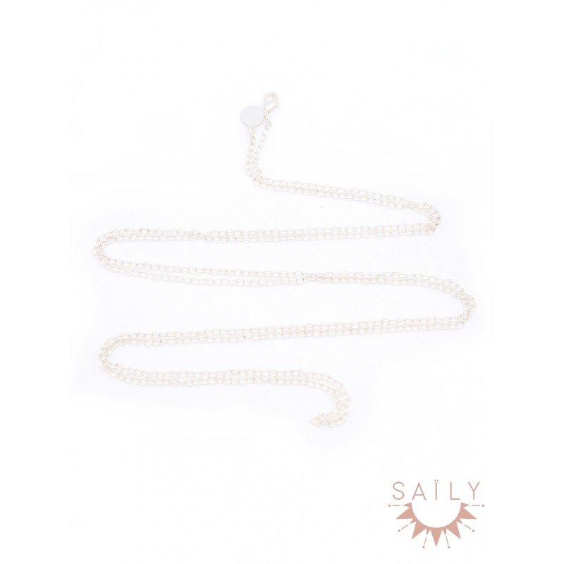 ソルレガロ・インターナショナルのSAILY ロングネックレスチェーン SIMPLE -シルバー｜アングル2