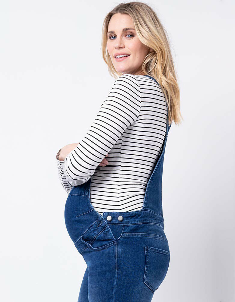 Seraphine Travis 授乳対応 デニムオーバーオール インディゴ ソルレガロ インターナショナル