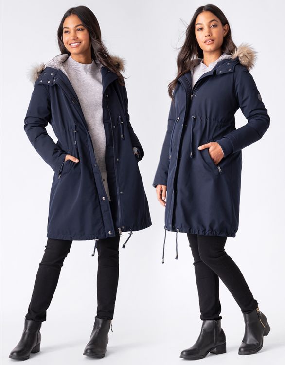 Seraphine VALETTA 3in1 ウィンターマタニティ・ベビーコート -ネイビー 2