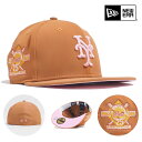 海外限定モデル NEWERA ニューエラ キャップ カスタム ヌバック 茶色 59FIFTY New York Mets 25Th アニバーサリー ニューヨーク メッツ SIDEPATCH サイドパッチ メンズ 男性 レディース 女性 帽子 ハット 小物 アクセサリー NEW ERA 5950 USモデル クーパーズタウン