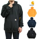 カーハート Carhartt MIDWEIGHT HOODED SWEATSHIRT PULLOVER ミッドウェイト フーディ スェットシャツ プルオーバーパーカー グレー 灰 ブラック 黒 レッド 赤 ダークブラウン 茶 長袖 メンズ 男性 レディース 女性 トップス カジュアル アメカジ ワークブランド 再入荷