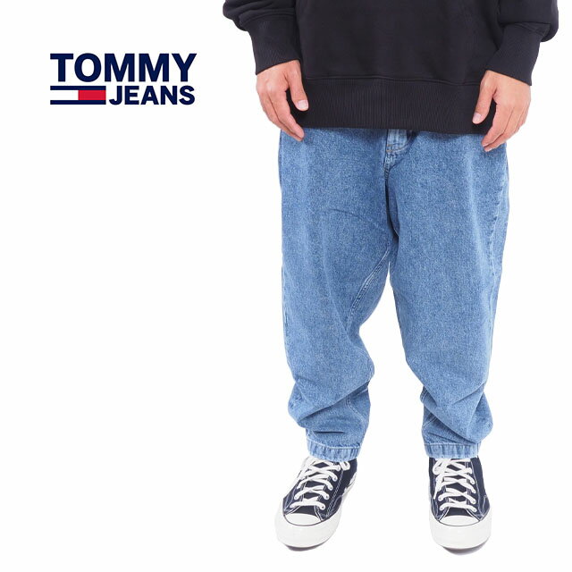 トミー ジーンズ バギー デニムパンツ ジーンズ メンズ 太め スケート ストリート カジュアル W30 32 34サイズ Tommy Jeans BAGGY FIT TAPERED JEAN