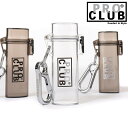 プロクラブ ライターケース キーホルダー キーチェーン アクセサリー クリア 透明 シルバー ブラック 黒 Pro Club Lighter Case Keychain