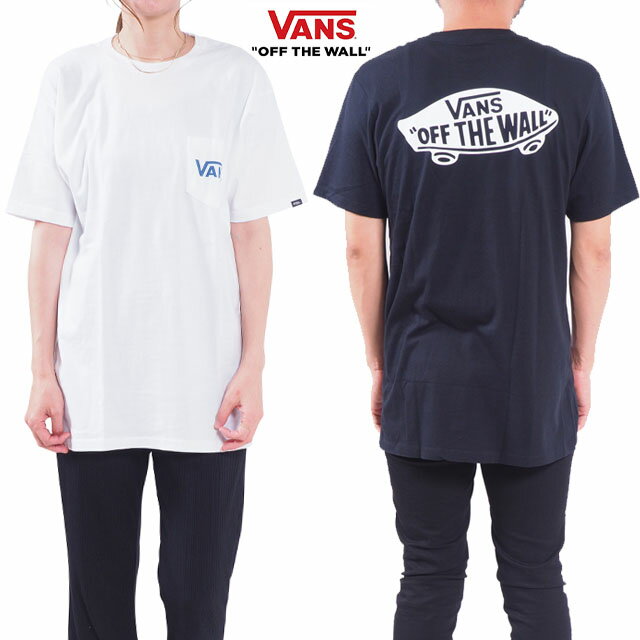 バンズ VANS 半袖Tシャツ ポケットTシャツ ポケT メンズ レディース ホワイト ブラック 白 黒 S M L XL XXL LL 2L 3Lサイズ 大きいサイズ USモデル ホワイト ブラック 白 黒 M OTW CLASSIC TEE　アパレル 洋服 大きいサイズ TEE ヴァンズ