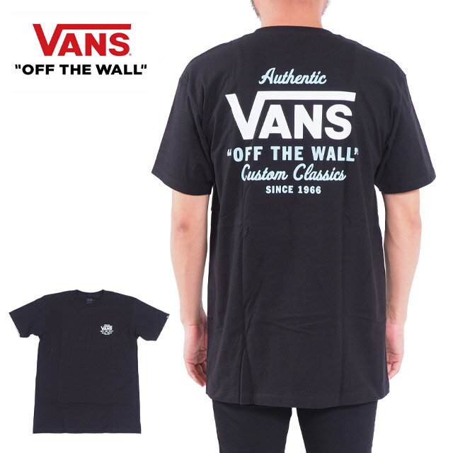 バンズ VANS 半袖Tシャツ メンズ レディース S M L XL XXL LL 2L 3Lサイズ 大きいサイズ ヴァンズ USモデル ホワイト ブラック 白 黒 ロゴ プリント ストリート スケートブランド アパレル 洋服 大きいサイズ VANS HOLDER ST CLASSIC Tee