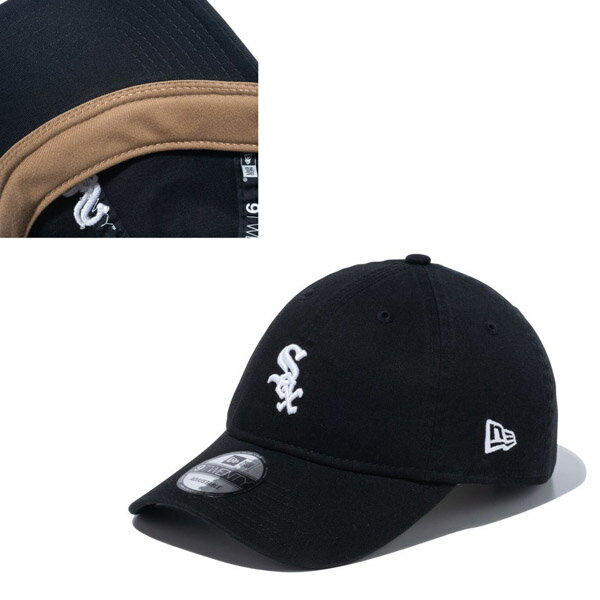 Rakuten - [即納]NEWERA ニューエラ 9TWENTY Khaki Sweat Band シカゴ・ホワイトソックス カーキスウェットバンド ブラック SNAPBACK CAP 920 4サイズ調節可能 メンズ 男性 レディース 女性 帽子 ハット 小物 送料無料 NEW ERA