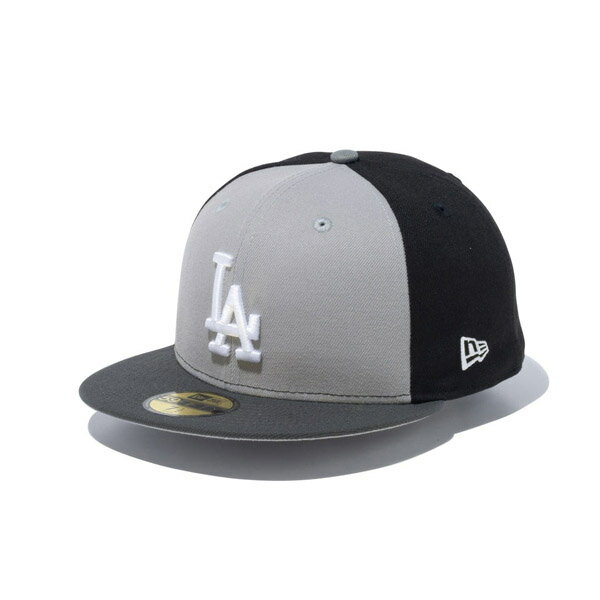 NEWERA CAP ニューエラ キャップ 59FIFTY Shadow ロサンゼルス・ドジャース グレー/ブラック ダークグラファイトバイザー メンズ 男性 帽子 ハット 小物 国内正規品 正規取扱店 NEW ERA グレーブリム アンダーバイザーグレー つば裏グレ