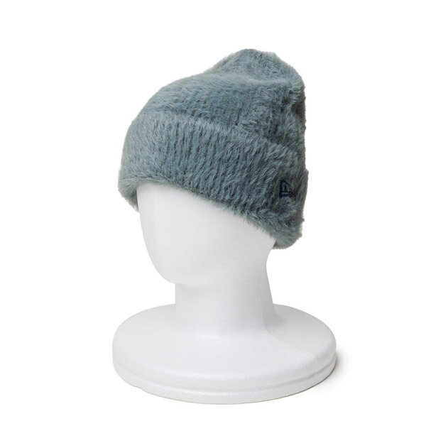 NEWERA ニューエラ ベーシック カフニット Fluffy and Soft シャギー グレー キャップ 折り返し ニット帽 ダブル ビーニー帽 メンズ 男性 女性 レディース NEW ERA