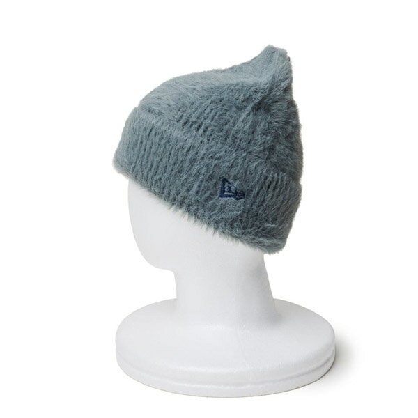 NEWERA ニューエラ ベーシック カフニット Fluffy and Soft シャギー グレー キャップ 折り返し ニット帽 ダブル ビーニー帽 メンズ 男性 女性 レディース NEW ERA