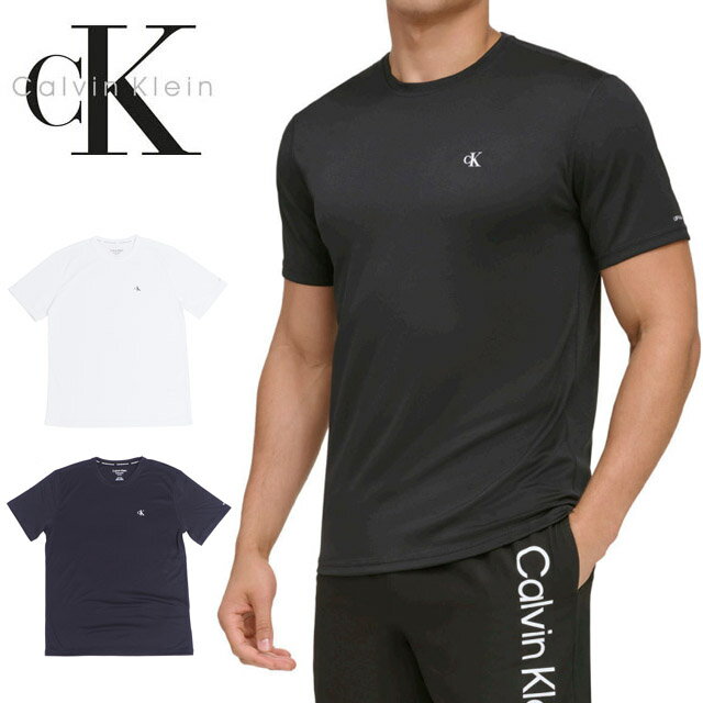 ラッシュガード メンズ Calvin Klein カルバン クライン 半袖 Tシャツ 水着 男性 夏 薄手 アウトドア キャンプ 釣り 海 海水浴 海外旅行 人気 ブランド ペアルック ブラック 黒 ホワイト 白 M L XL XXL 2L 3L 大きいサイズ USモデル S/S RASH GUARD -CK MONOGRAM