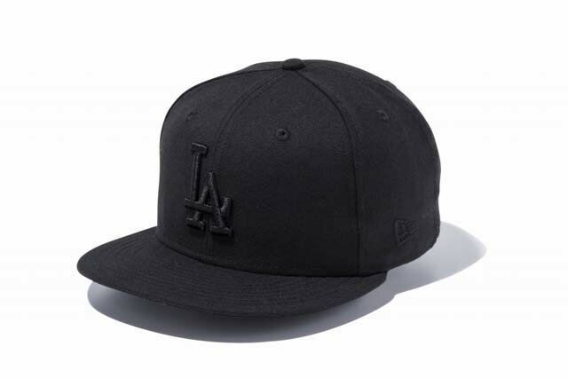 Rakuten - NEWERA ニューエラ 9FIFTY ロサンゼルス・ドジャース ブラック × ブラック キャップ 帽子 スナップバック サイズ調節可能 小物 送料無料 国内正規品 正規取扱店