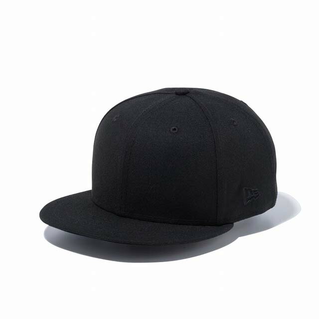NEWERA 뉴에라 9FIFTY 베이직 블랙 블랙 플래그 캡 모자 스냅 백 사이즈 조절 가능 소품 무료 배송 국내 정규품 정규 취급점 14524970