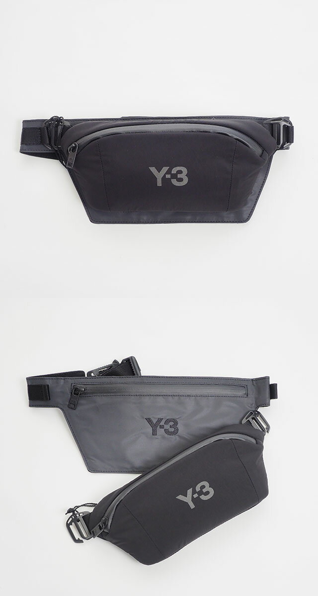 10％OFF 楽天スーパーセル期間限定価格Y-3(adidas×Yohji Yamamoto) Y3 CH1 REFLECTIVE BELT BAG Y3 ワイスリー アディダス ベルトバック メンズ レディース ユニセックス ポーチ ブラック BAG ヒップバック 斜め掛け 肩掛け USAモデル