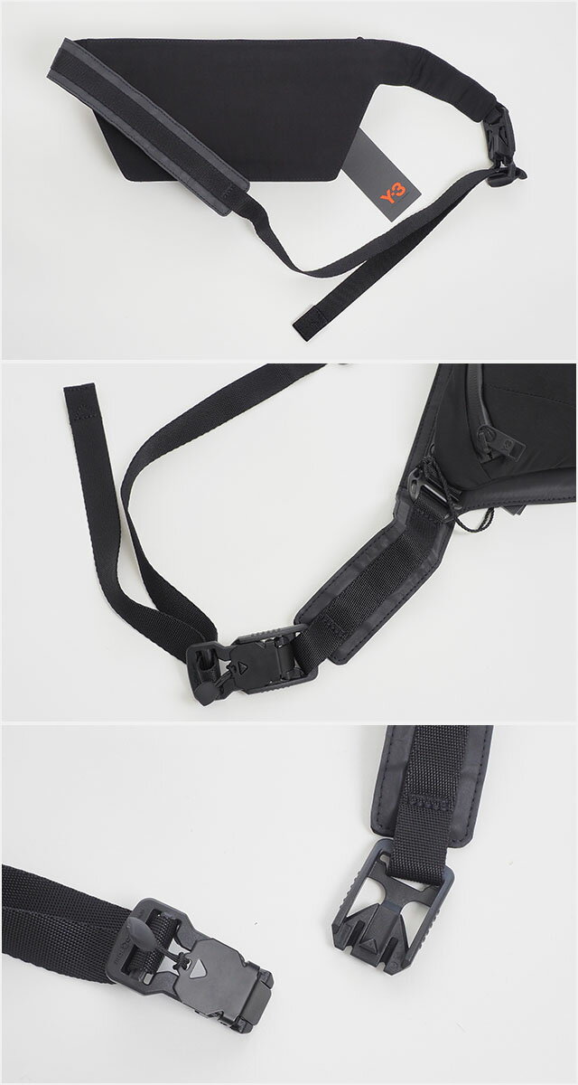 10％OFF 楽天スーパーセル期間限定価格Y-3(adidas×Yohji Yamamoto) Y3 CH1 REFLECTIVE BELT BAG Y3 ワイスリー アディダス ベルトバック メンズ レディース ユニセックス ポーチ ブラック BAG ヒップバック 斜め掛け 肩掛け USAモデル