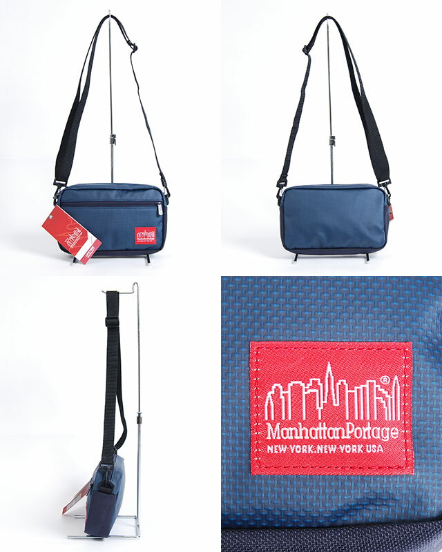 Manhattan Portage マンハッタン ポーテージ マットビニール MATTE VINYL JOGGER BAG ジョガーバッグ ミニショルダーバッグ ハドソンバッグ サコッシュ ブラック 黒 メンズ 男性 レディース 女性