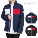 トミーヒルフィガー ソフトシェルジャケット TOMMY HILFIGER カラーブロック ジャケット ボンディング フルジップ 裏フリース 耐水性 ..