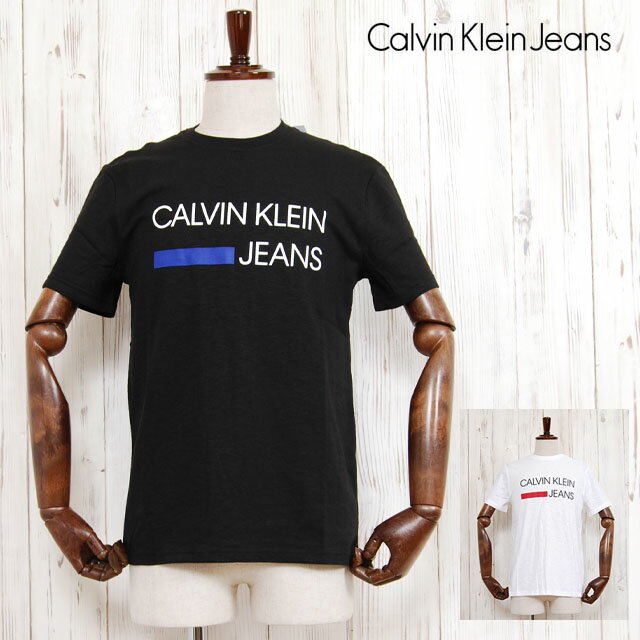 アウトレット 訳アリ Calvin Klein Jeans カルバン クライン ジーンズ POP RECTANGLE LOGO CREW NECK TEE CK...