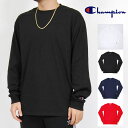 チャンピオン 無地 長袖Tシャツ ホワイト ブラック メンズ レディース S M L XL XXLサイズ CHAMPION LONG SLEEVE TEE BLACK NAVY RED WHITE トップス ネイビー レッド ホワイト 大きいサイズ メンズ レディース 097 USモデル 送料無料 cc8c