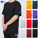 チャンピオン 半袖 Tシャツ 無地 メンズ レディース ブラック ホワイト S M L XL XXLサイズ CHAMPION SHORT SLEEVE TEE ワンポイント ロゴ トップス グレー ネイビー パープル レッド オレンジ マルーン ゴールド ダークグリーン 大きいサイズ USモデル 送料無料