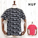 アウトレット HUF×BUDWEISER ハフ バドワイザー ロゴ ニット Tシャツ CHEERS S/S KNIT TOP TEE BLACK RED 半袖 コラボ トップス レッド 赤 ブラック 黒 メンズ 男性 レディース 女性 カジュアル ストリート ブランド TOPS