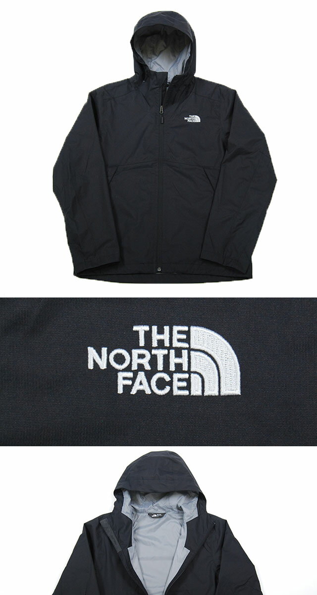 ノースフェイス ナイロンジャケット メンズ ブラック 迷彩 カモ S M L XLサイズ THE NORTH FACE MILLERTON JACKET BLACK CAMO ミラートン ジャケット マウンテンパーカー ブラック レインウェア NORTHFACE TNF　USモデル