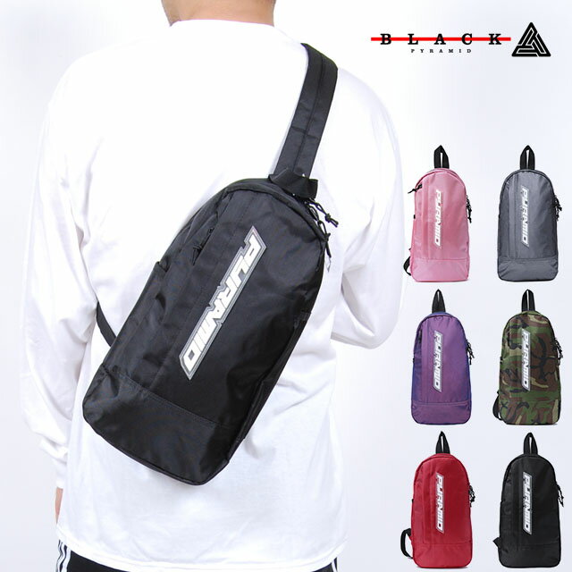 アウトレット BLACK PYRAMID ブラックピラミッド バッグ TEAR DROP CROSS BODY BAG ブラック パープル レッド シルバー ピンク カモ 黒 紫 赤 銀 迷彩 ショルダーバッグ ボディーバッグ 斜めがけバッグ 鞄 男性 女性