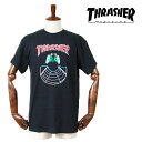 THRASHER スラッシャー ダブルス S/S Tシャツ メンズ 半袖 S M L XLサイズ ブラック 黒 BLACK DOUBLES T-SHIRT