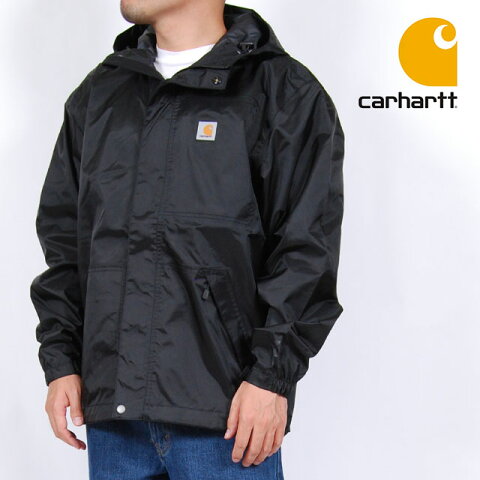 USモデル カーハート ナイロンジャケット ブラック　メンズ S M L XL XXLサイズ Carhartt DRY HARBOR JACKET WATERPROOF BREATHABLE BLACK ドライハーバー ウォータープルーフ 黒 長袖 レディース トップス ストームディフェンダー アウター