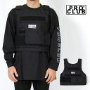 PRO CLUB プロクラブ ミリタリー ベスト ブラック メンズ ストリート ワンサイズ ブラック 黒 PROCLUB PLATE CARRIER VEST BLACK