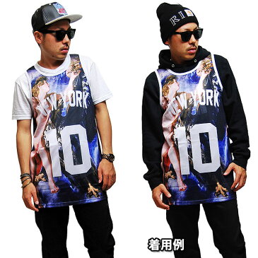 アウトレット BAD BUNCH NYC ABDUCTION OF GANYMEDE JERSEY バッドバンチ ニューヨーク バスケット ジャージ 10 メンズ 男性 トップス タンクトップ ストリート ブランド HIPHOP ヒップホップ ダンス ダンサー 衣装