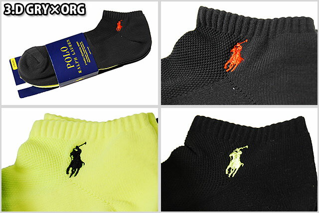 アウトレット　POLO RALPH LAUREN ポロ ラルフローレン ECHNICAL SPORT 3PACK SOCKS RED BLACK WHITE NAVY GRAY 3パック ソックス グレー 灰 レッド 赤 ブラック 黒 ホワイト 白 ネイビー 紺 セット 靴下 MENS メンズ 男性 小物 アクセサリー 827063PK