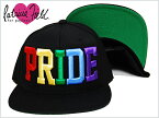 アウトレット PATRICIA FIELD PRIDE プライド SNAPBACK CAP BLACK MULTI パトリシア フィールド ボーグ スナップバック キャップ ブラック 帽子 ハット 黒 白 メンズ 男性 レディース 女性 小物 アクセサリー KEITH HARING キースヘリング YUPONG ユーポン