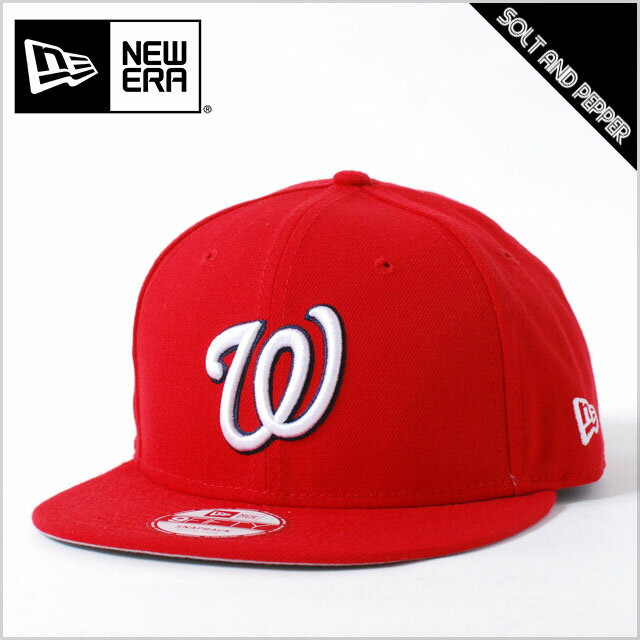 Rakuten - [即納]【USモデル】NEWERA ニューエラ 9FIFTY MLB SNAPBACK RED ワシントン・ナショナルズ ナショナルリーグ 刺繍 スナップバック ホワイト 白 レッド 赤 メンズ 男性 レディース 女性 帽子 小物 アクセサリー 送料無料 NEW ERA 正規取扱店
