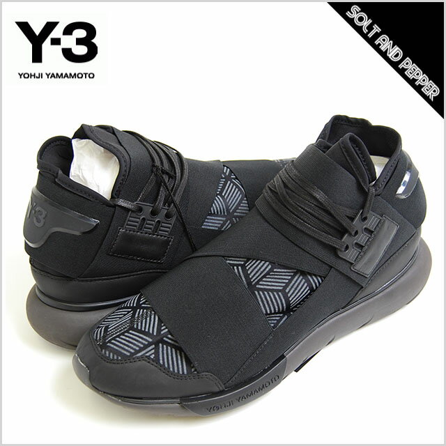 アウトレット Y-3(adidas×Yohji Yamamoto) アディダス ワイスリーヨウジヤマモト QASA HIGH BLACK カーサ ハイ スポーツシューズ ハイカット スニーカー 靴 シューズ ブラック 黒 メンズ 男性 y3