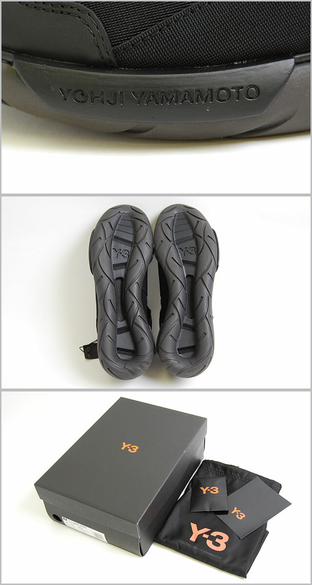 アウトレット Y-3(adidas×Yohji Yamamoto) アディダス ワイスリーヨウジヤマモト QASA HIGH BLACK カーサ ハイ スポーツシューズ ハイカット スニーカー 靴 シューズ ブラック 黒 メンズ 男性 y3