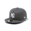 NEWERA ニューエラ 59FIFTY ニューヨーク・ヤンキース ヘザーグレー × ホワイト メンズ 男性 レディース 女性 帽子 ハット 小物 アクセサリー 送料無料 NEW ERA 国内正規品 正規取扱店 14525205(4)