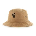 47BRAND ニューヨーク ヤンキース ’47 バケット ハット キャメル ’47 BUCKET HAT 47ブランド MLB ハット キャップ 帽子 メンズ 男性 レディース 女性 小物 アクセサリー 47 BRAND MLB NEW YORK YANKEES